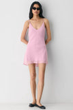 Tie Strap Wrap Mini Dress