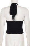 Stylish Lace-Detail Tank Top