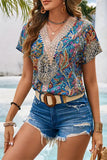 Bohemian V-Neck Blouse