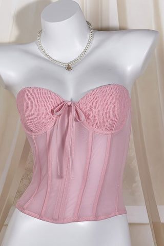 Strapless Ruched Tank Top