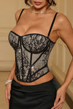 Lace Corset Tank Top
