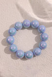 Iridescent Bead and Translucent Resin Bangle