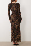 Keyhole Detail Evening Maxi Dress