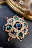Vintage-Inspired Ornate Statement Brooch