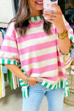 Patchwork Oversized Seam Top