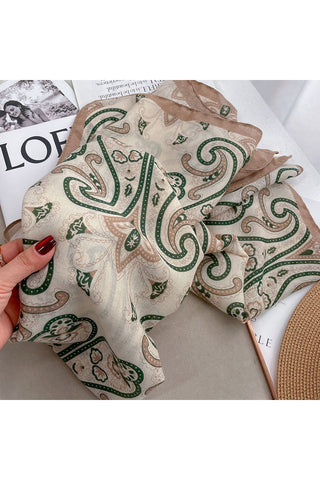 Paisley Print Rectangular Scarf