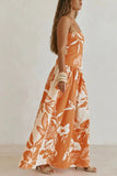 Floral Strappy Vacation Dress