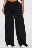 Wide-Leg Casual Pants
