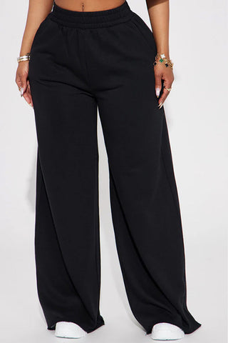 Wide-Leg Casual Pants