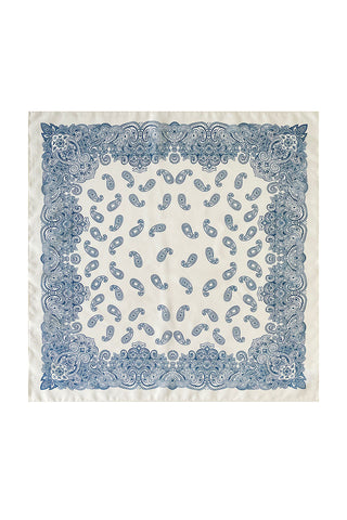 Patchwork Floral Print Square Scarf
