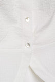 Tie-Neck Button Front Blouse