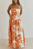 Floral Strappy Vacation Dress