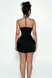 Corset Halter Mini Dress