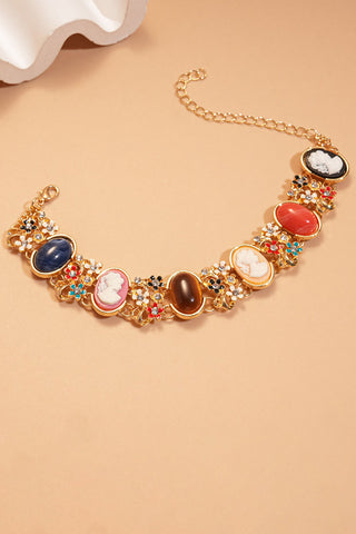 Vintage Charm Cameo Bracelet