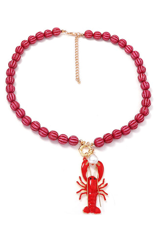 Shell Starfish Lobster Pendant Necklace
