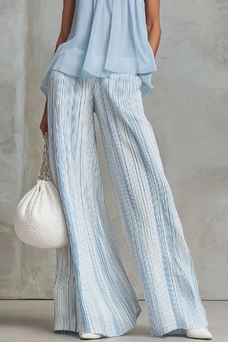 Halter Top and Wide-Leg Pants Set