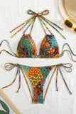 Tie-Side Halter Bikini Sets