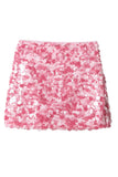 Sequin A-Line Mini Skirt