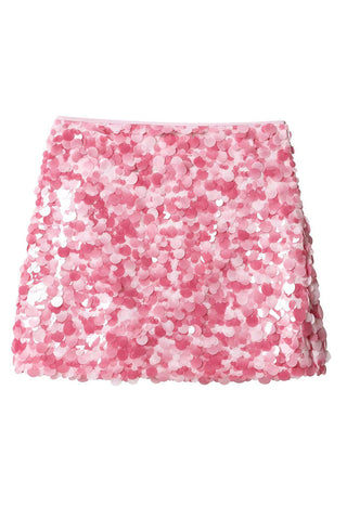 Sequin A-Line Mini Skirt