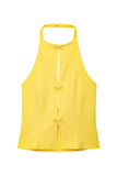 Halter Bow Detail Tank