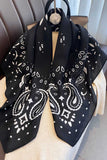 Paisley Print Square Scarf