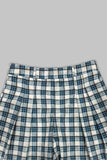 Plaid Two-Piece Pants Set