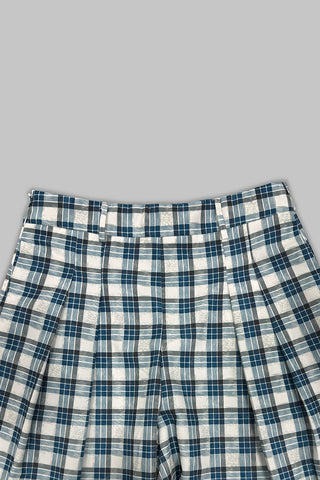 Plaid Two-Piece Pants Set