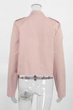 Military Detail Cropped Jacket