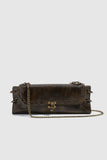 Chain Strap Flap Crossbody Bag