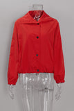 Stand-Collar Puff Sleeve Jacket