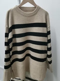 Striped Oversized Sweater