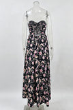 Floral Sweetheart Maxi Casual Dress