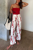 Lobster Print Casual Pants