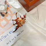 Seashell Shaped Hair Claw Clip