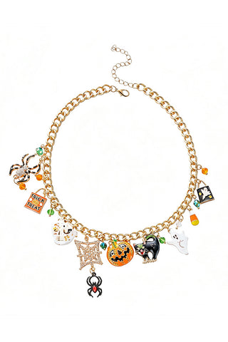 Halloween Charm Chain Necklace