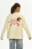 Graphic Print Long Sleeve Crew Neck T-Shirt