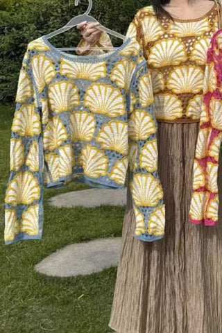 Shell Long Sleeve Blouse