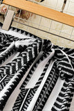 High-Waist Printed Casual Pants