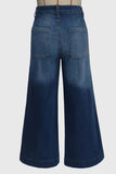 Wide-Leg Back Pocket Jeans
