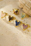 eart Shaped Stone Ring