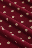 Polka Dot Ruched Bodycon Mini Dress