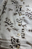 Floral Embroidered Button-Front Jacket