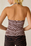 Ruched Halter Crop Top