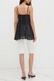 Leopard Print Lace Trim Cami