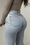 High-Waist Flare Jeans