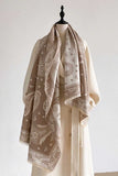 Paisley Print Fringed Scarf