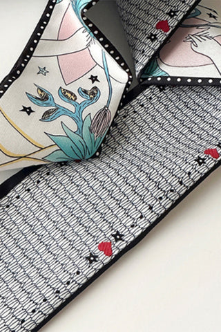Tarot Patterned Printed Scarf