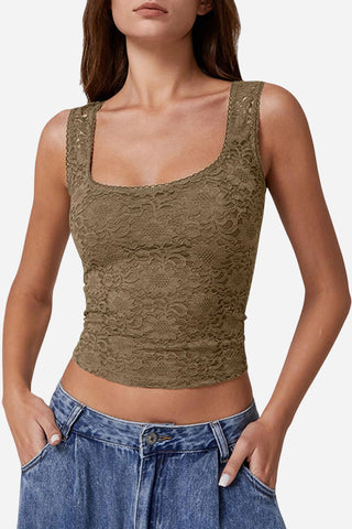 Lace Detail Tank Top