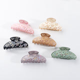 Floral Cutout Claw Hair Clip
