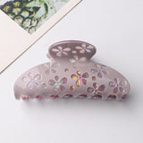 Floral Cutout Claw Hair Clip